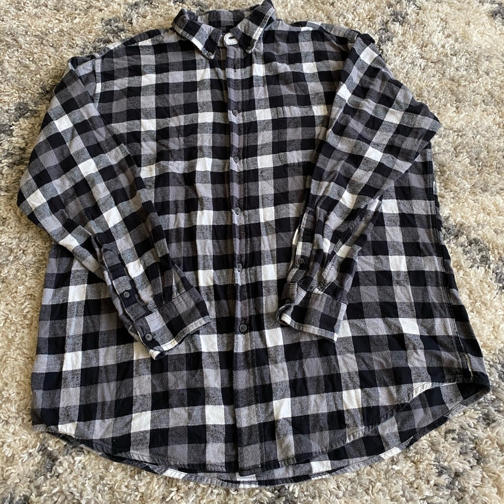 Croft And Barrow Plaid Button Down